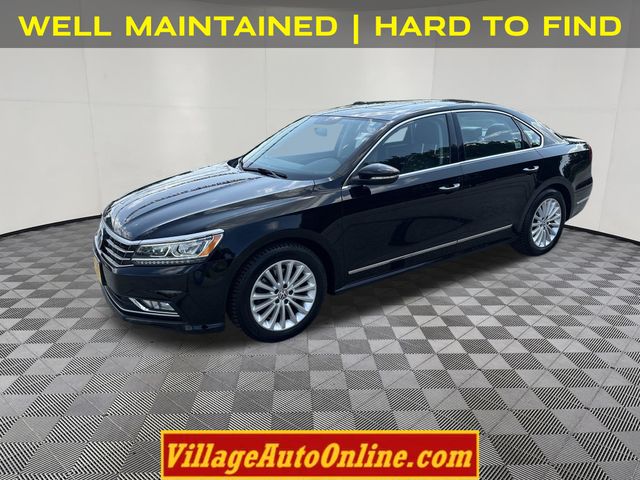 Black Uni 2016 Volkswagen Passat Sedan Front-Wheel Drive 6-Speed Automatic