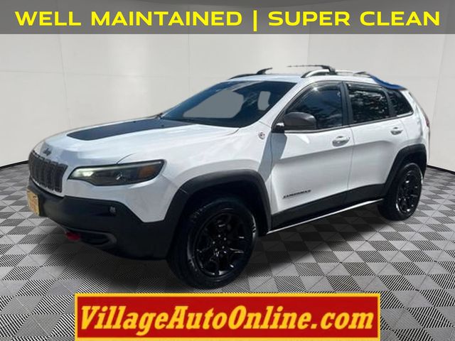 Bright White Clearcoat 2021 Jeep Cherokee Trailhawk 4WD SUV / Crossover Four-Wheel Drive 9-Speed Automatic