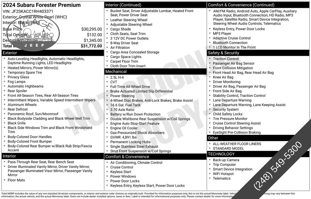 2024 Subaru Forester Premium - Photo 21