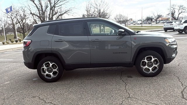 Used 2022 Jeep Compass Trailhawk with VIN 3C4NJDDB1NT208369 for sale in Royal Oak, MI