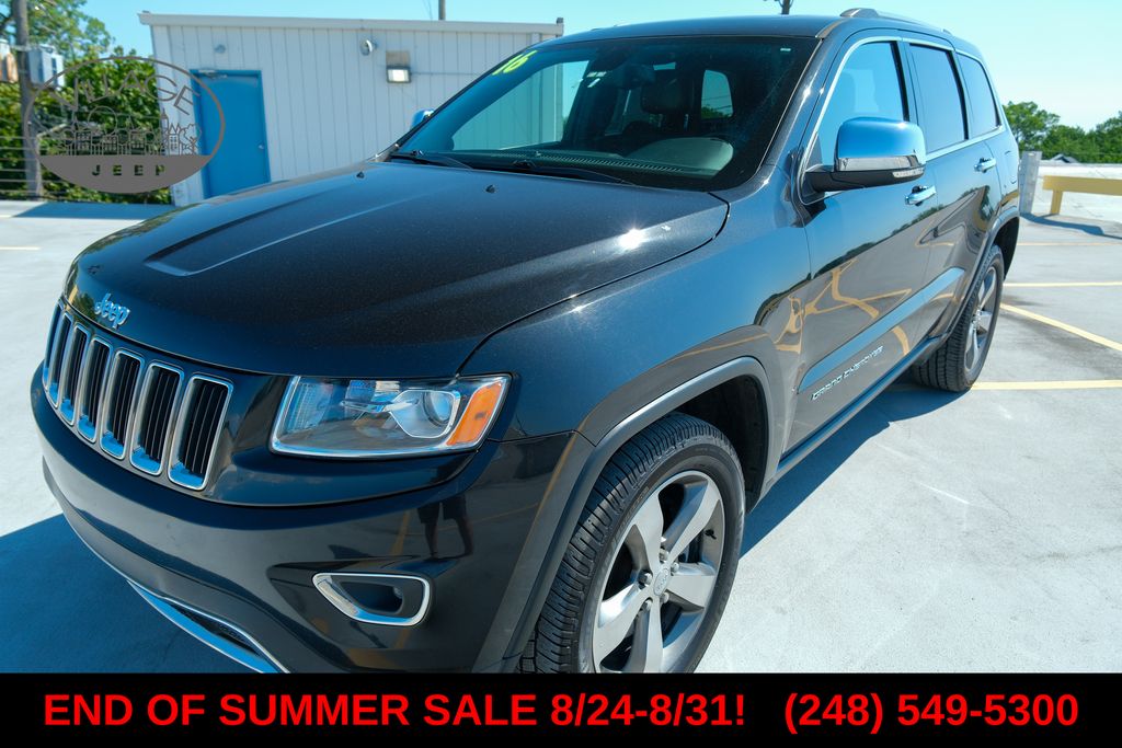 Used 2016 Jeep Grand Cherokee Limited with VIN 1C4RJFBT7GC304949 for sale in Royal Oak, MI