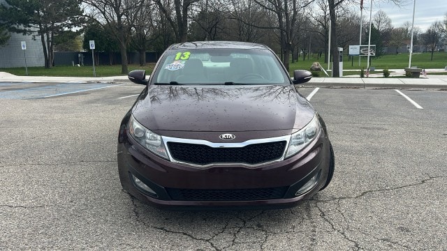 Used 2013 Kia Optima LX with VIN 5XXGM4A75DG125683 for sale in Royal Oak, MI