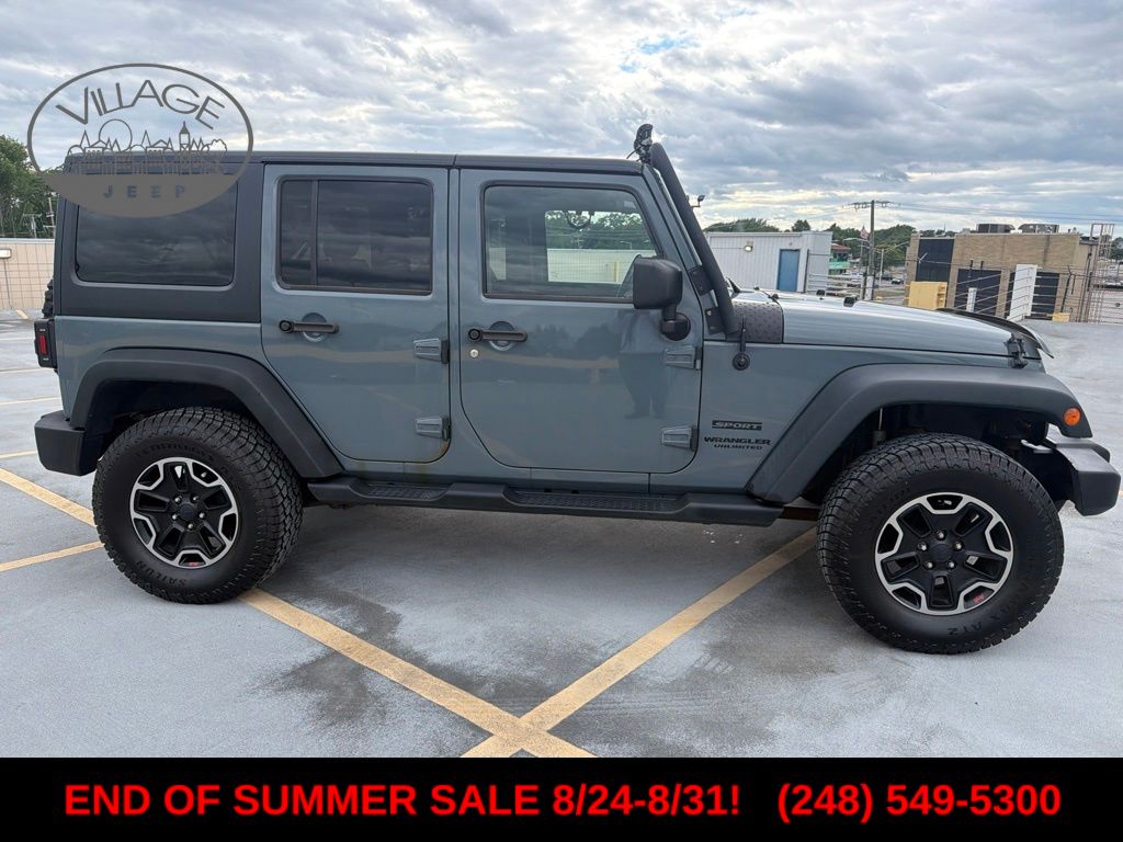 Used 2015 Jeep Wrangler Unlimited Sport with VIN 1C4BJWDG4FL523190 for sale in Royal Oak, MI