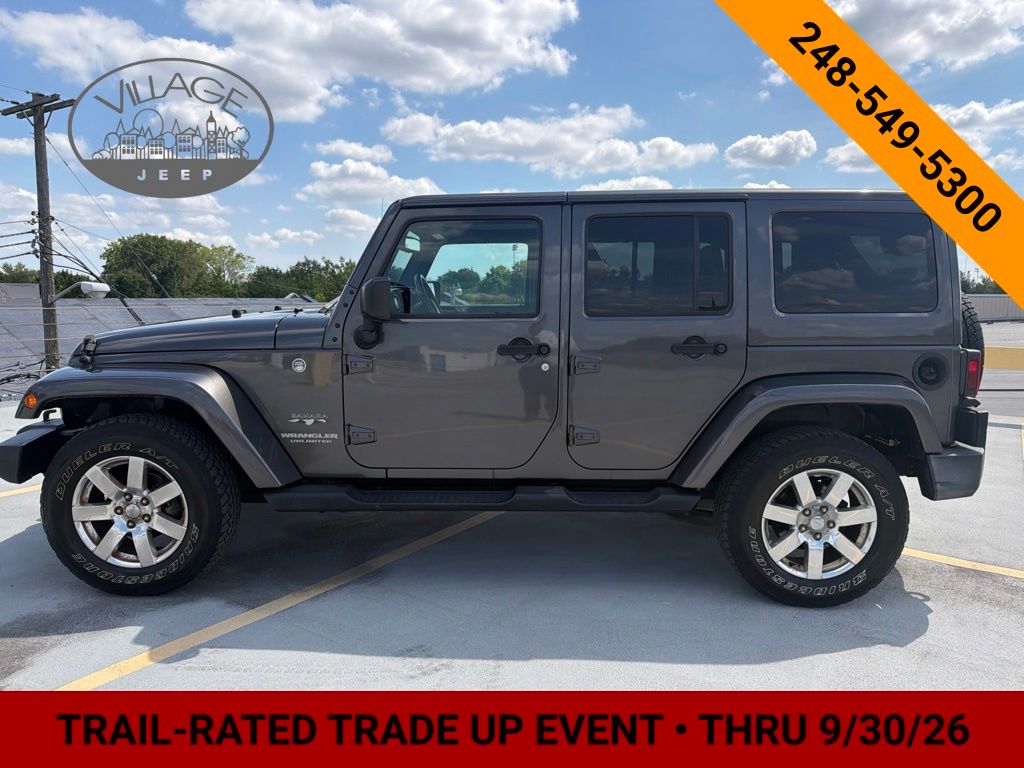 Used 2016 Jeep Wrangler Unlimited Sahara with VIN 1C4HJWEG2GL170877 for sale in Royal Oak, MI