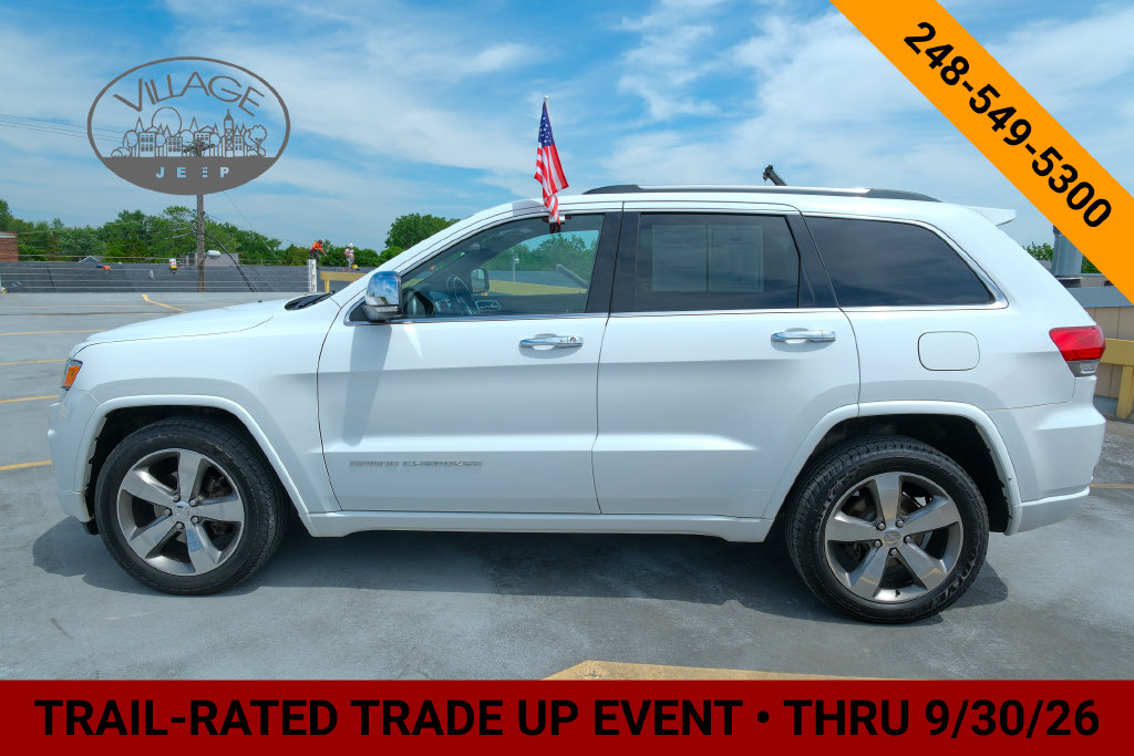 Used 2015 Jeep Grand Cherokee Overland with VIN 1C4RJFCG3FC866542 for sale in Royal Oak, MI