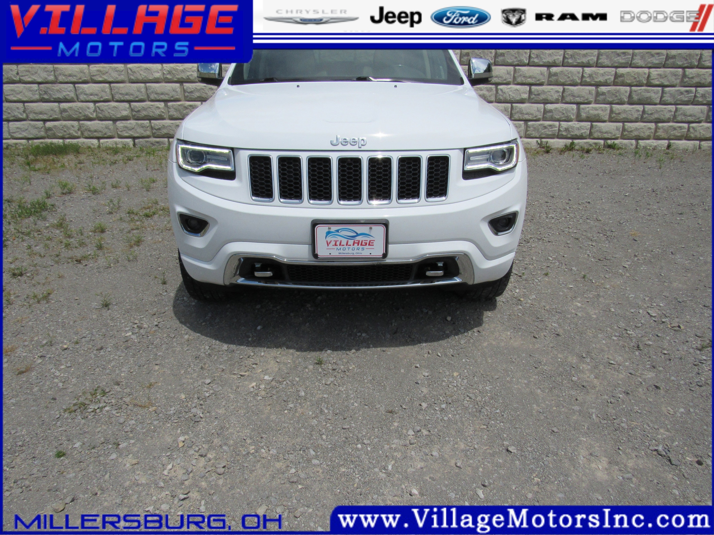 Used 2016 Jeep Grand Cherokee Overland with VIN 1C4RJFCT7GC490538 for sale in Millersburg, OH