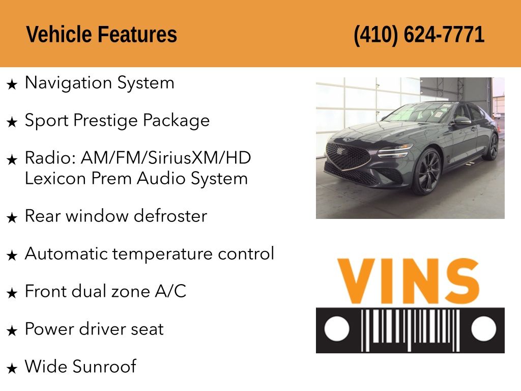 Image of 2023 Genesis G70 2.0T Sedan