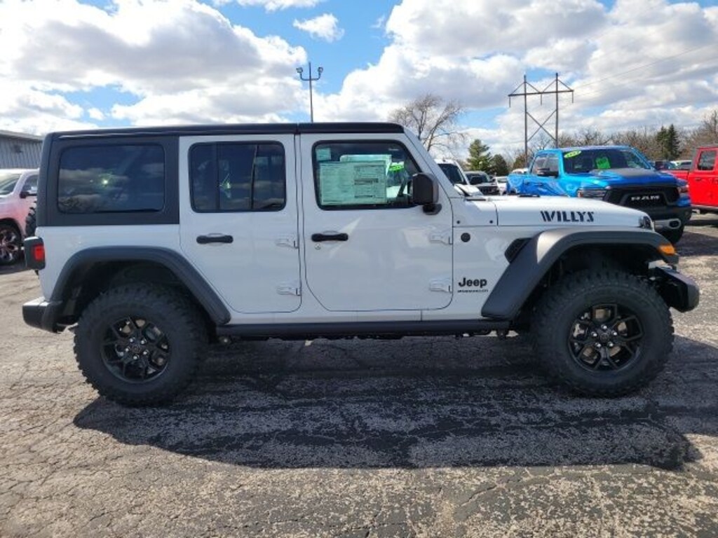 New 2024 Jeep Wrangler 4-DOOR WILLYS Sport Utility