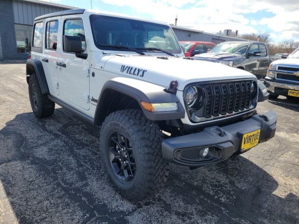 New 2024 Jeep Wrangler 4-DOOR WILLYS Sport Utility