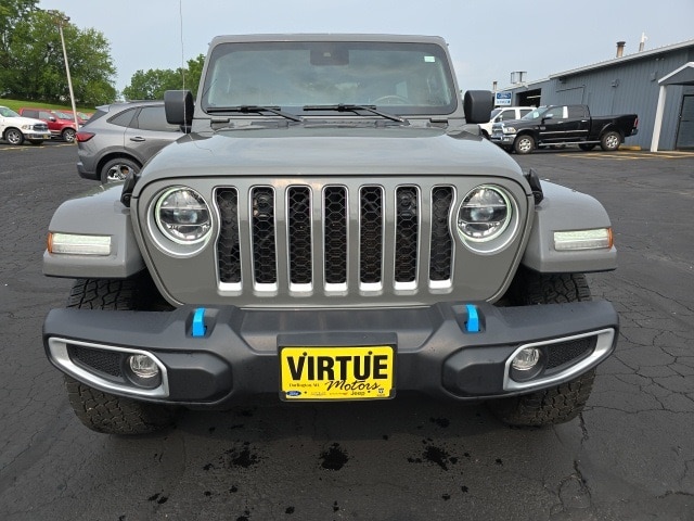 Used 2022 Jeep Wrangler Unlimited Sahara 4XE with VIN 1C4JJXP65NW259897 for sale in Darlington, WI