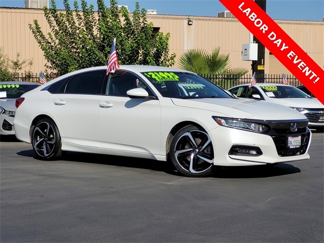 Used 2019 Honda Accord Sport with VIN 1HGCV1F34KA159527 for sale in Visalia, CA