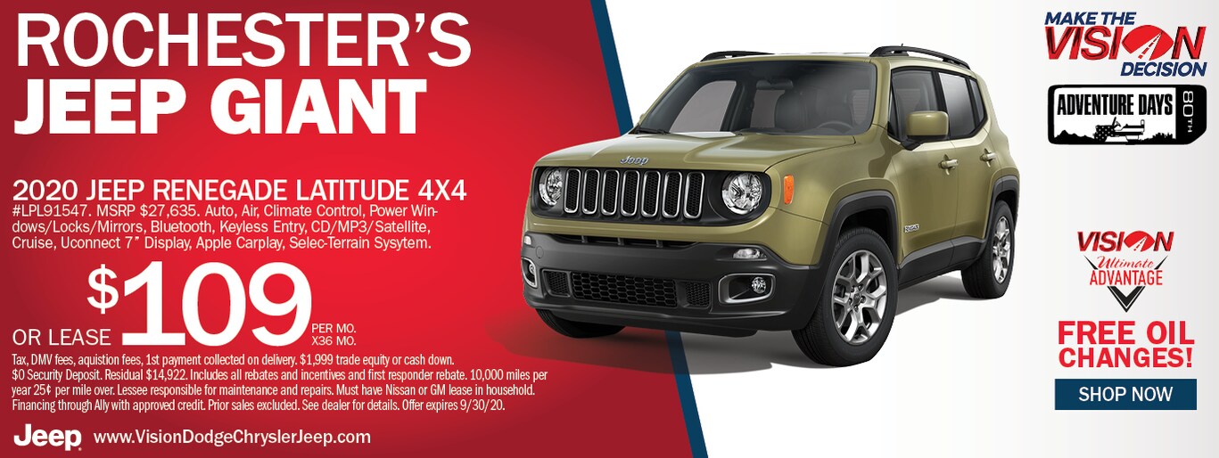 Vision Dodge Chrysler Jeep Ram Car Dealership in Rochester