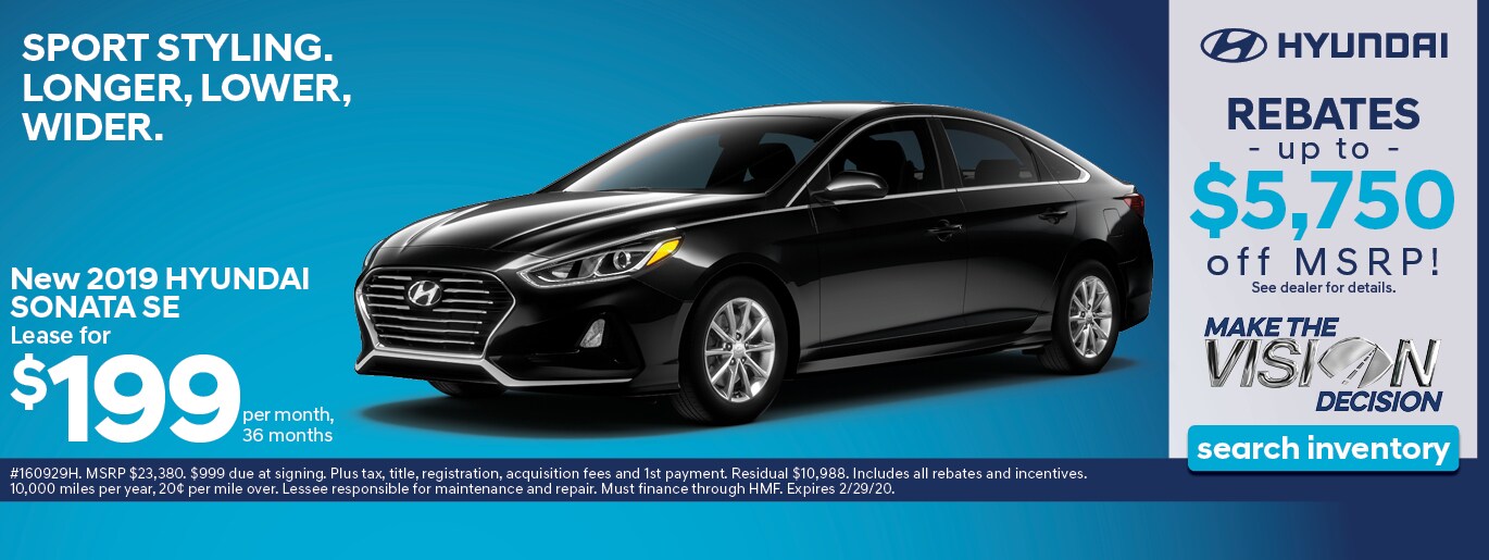 New Specials from Vision Hyundai Henrietta