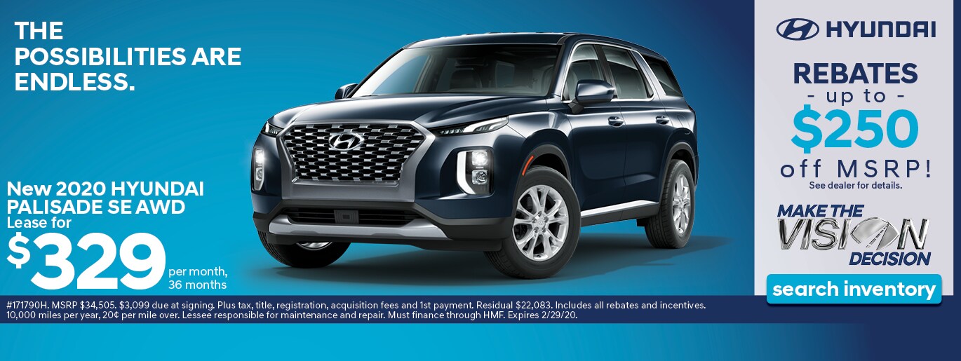 New Specials from Vision Hyundai Henrietta