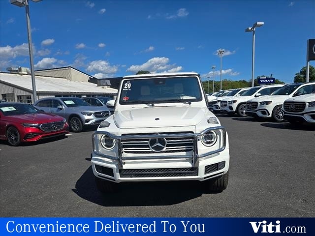 Certified 2020 Mercedes-Benz G-Class G550 with VIN W1NYC6BJ9LX349634 for sale in Tiverton, RI