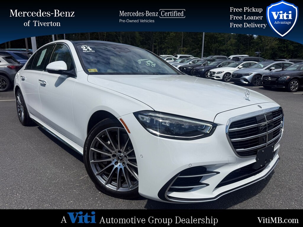 Certified 2024 Mercedes-Benz S-Class S 580 Sedan
