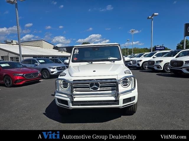 Certified 2020 Mercedes-Benz G-Class G550 with VIN W1NYC6BJ9LX349634 for sale in Tiverton, RI