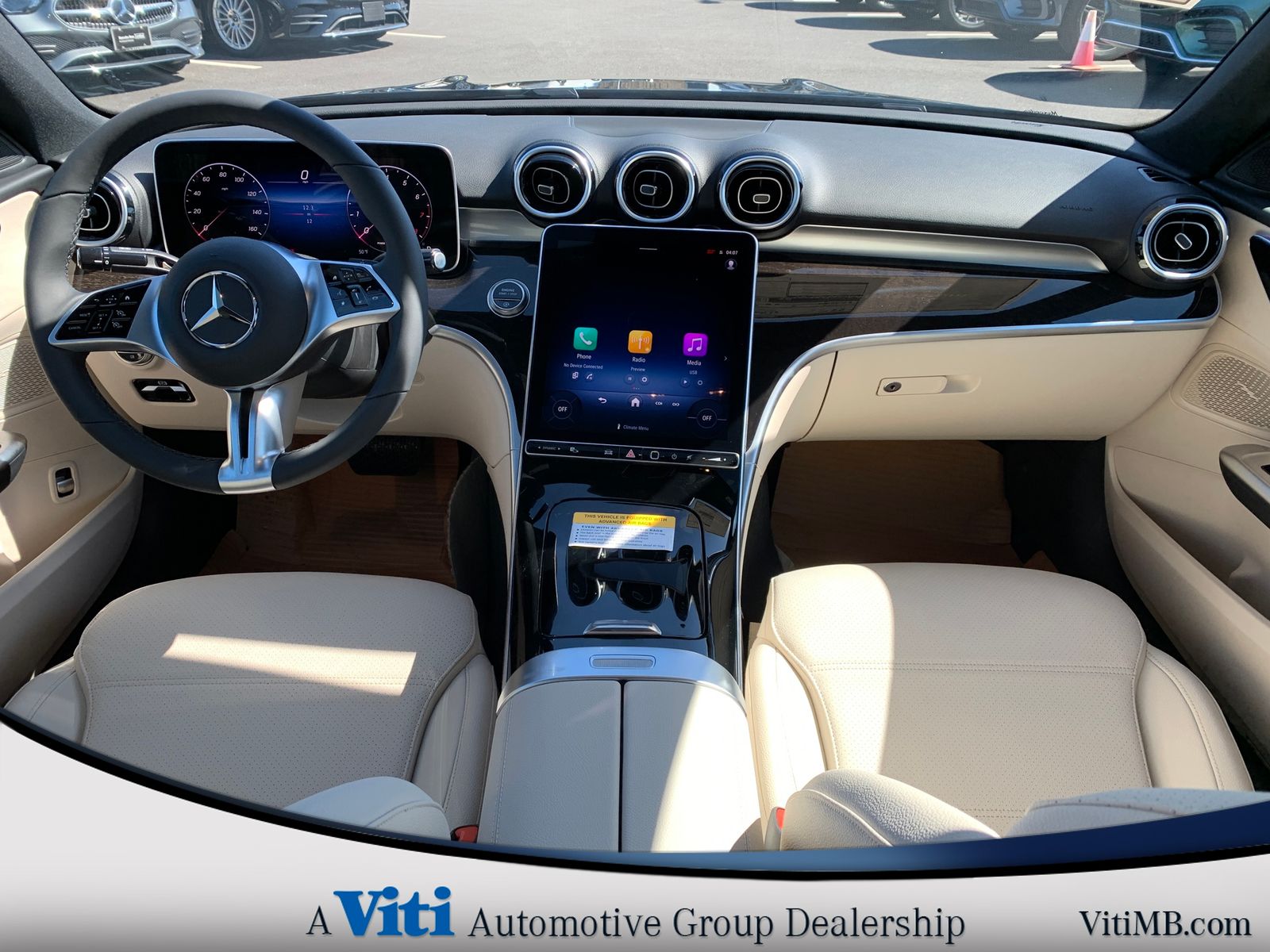 Certified 2025 Mercedes-Benz C-Class Sedan C 300 with VIN W1KAF4HB0SR273413 for sale in Tiverton, RI