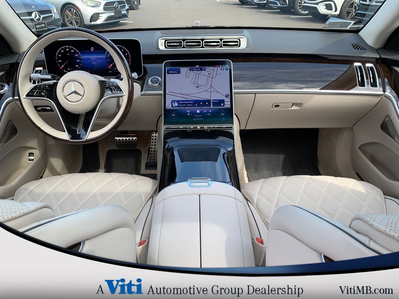 Certified 2025 Mercedes-Benz S-Class S 580 with VIN W1K6G7GB7SA316181 for sale in Tiverton, RI