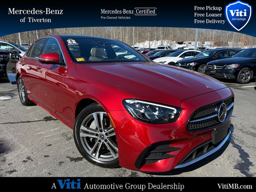 Certified 2022 Mercedes-Benz E-Class E 350 Sedan