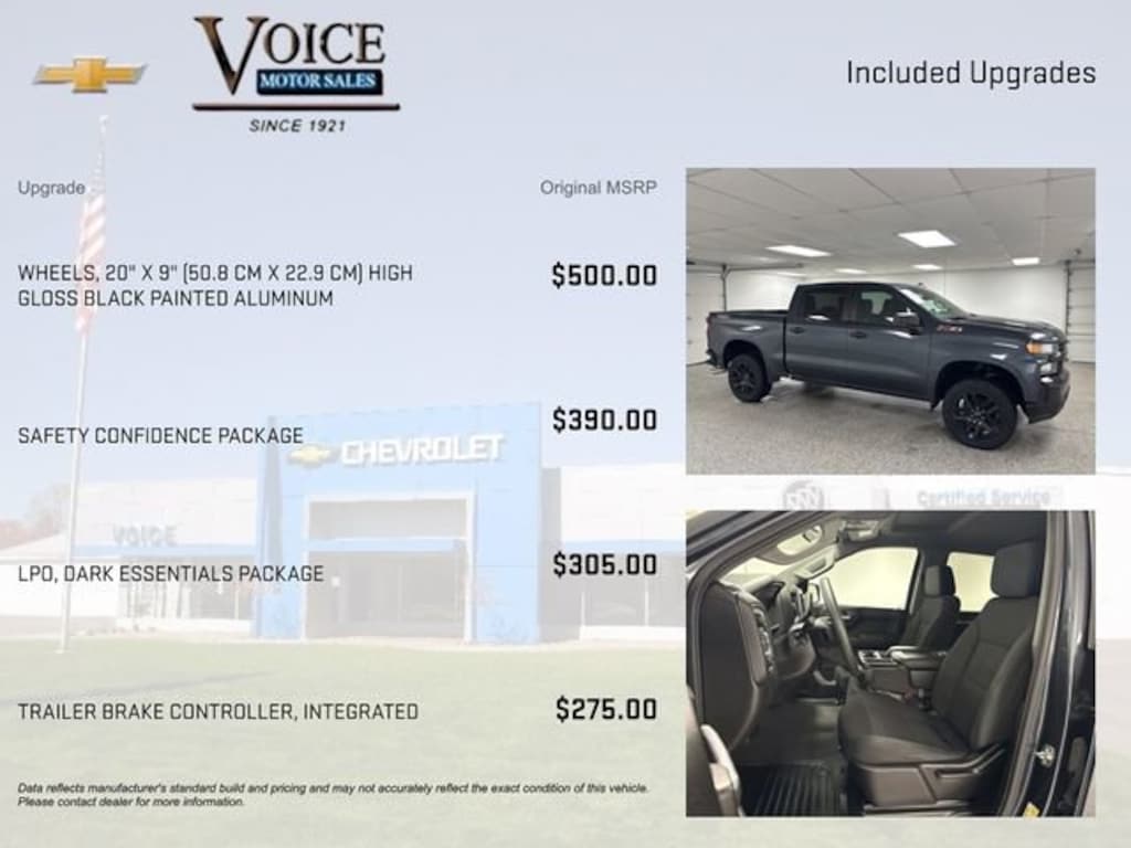 Used 2021 Chevrolet Silverado 1500 Custom Trail Boss Truck