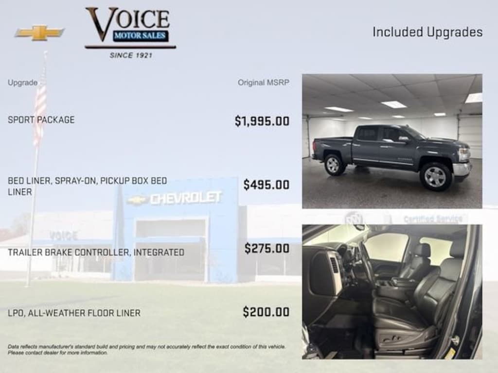 Used 2018 Chevrolet Silverado 1500 LTZ Truck