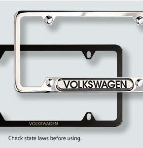 License Plate Frames with disclaimer Check state laws before using