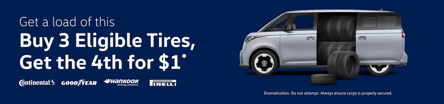  Get a load of this Buy 3 Eligible Tires, Get the 4th for $1*