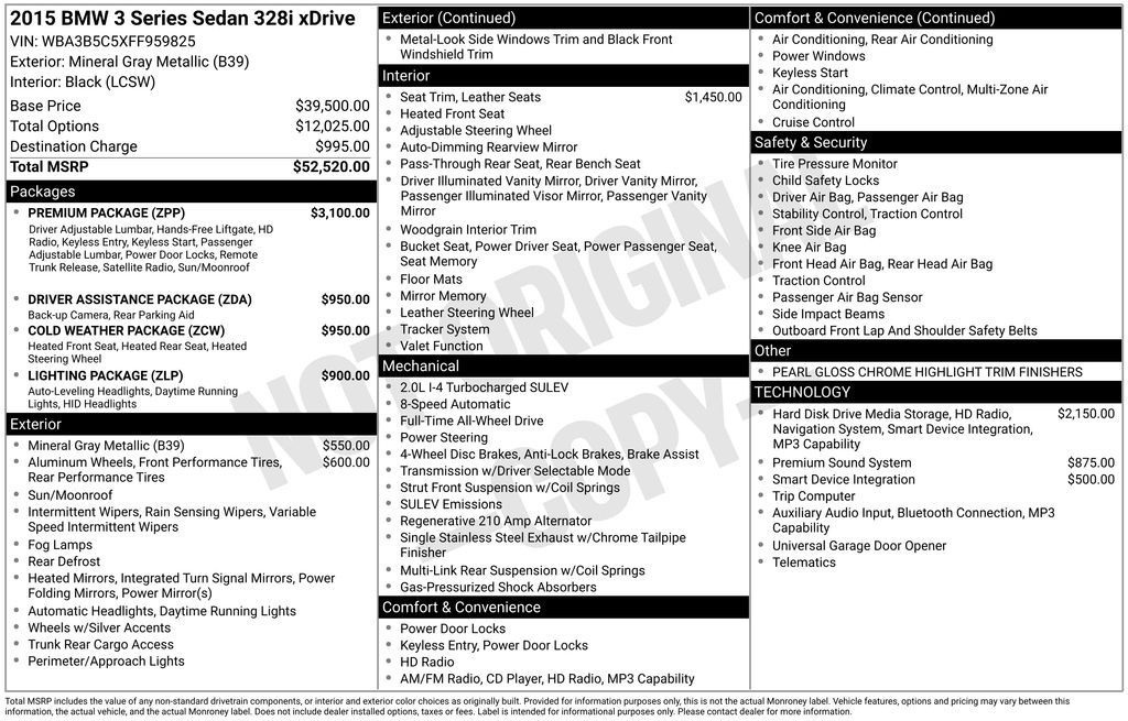 2015 BMW 3 Series 328i's photo