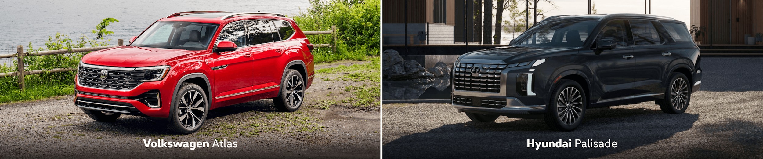 2024 Volkswagen Atlas Vs. Hyundai Palisade: Trims & Specs