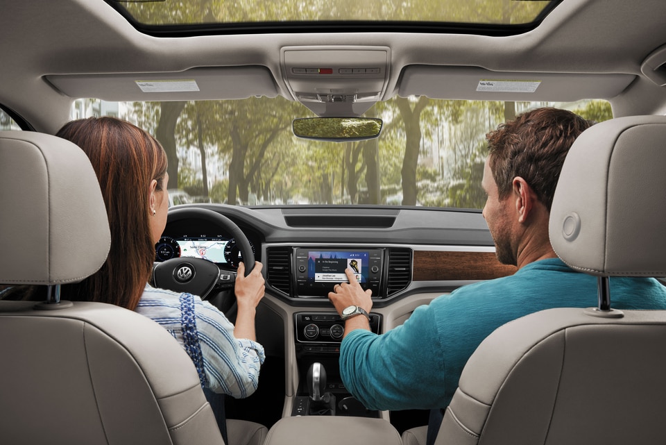 Couple riding in vehicle