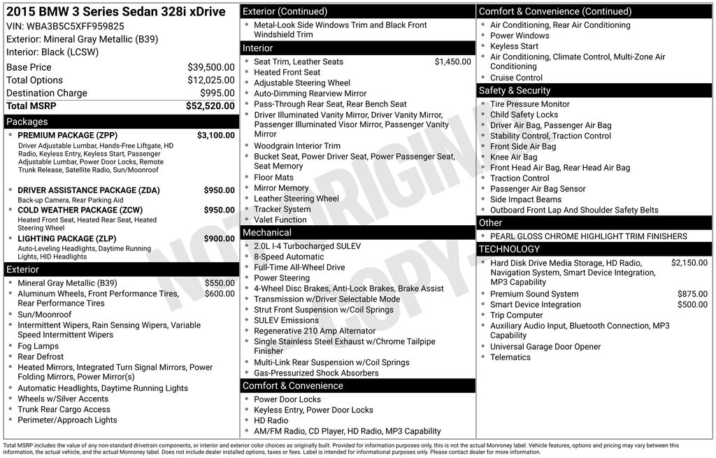 2015 BMW 3 Series 328i's photo