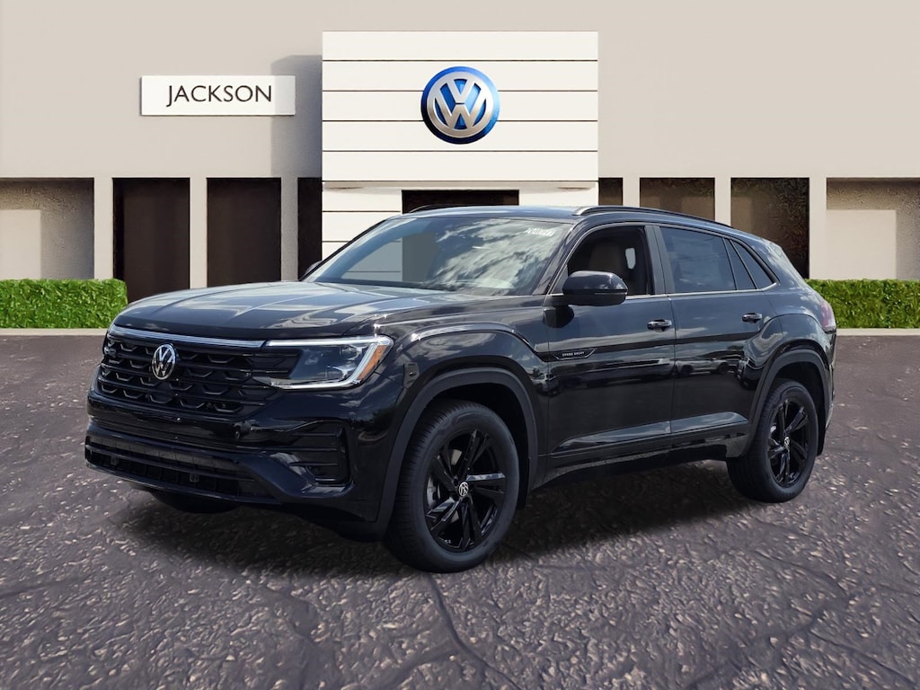 New 2026 Volkswagen Atlas Cross Sport 2.0T SEL R-Line Black SUV