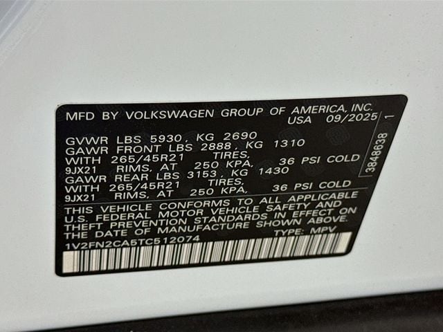 2026 Volkswagen Atlas SEL Premium R-Line - Photo 21