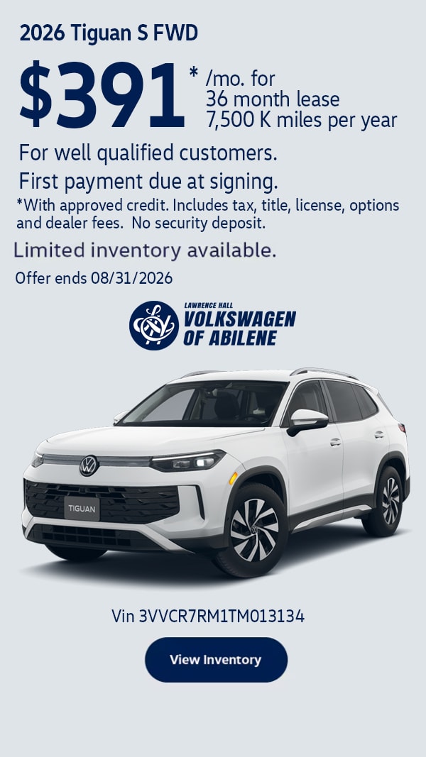 2026 Volkswagen Tiguan in Abilene, TX | Volkswagen of Abilene