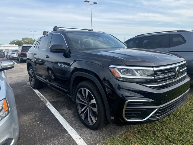 Used 2021 Volkswagen Atlas Cross Sport SEL R-Line with VIN 1V2SE2CA9MC231315 for sale in Clarksville, IN