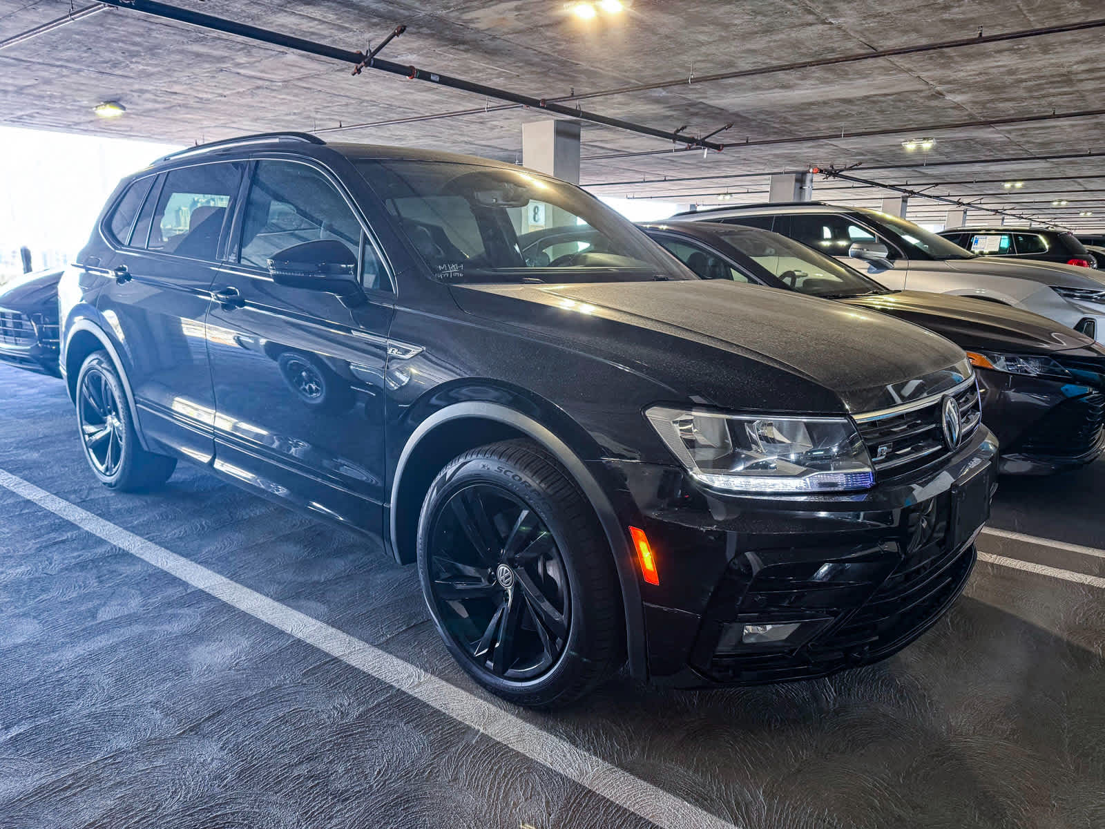 Used 2021 Volkswagen Tiguan SE R-LINE BLACK with VIN 3VV3B7AX2MM082538 for sale in Los Angeles, CA