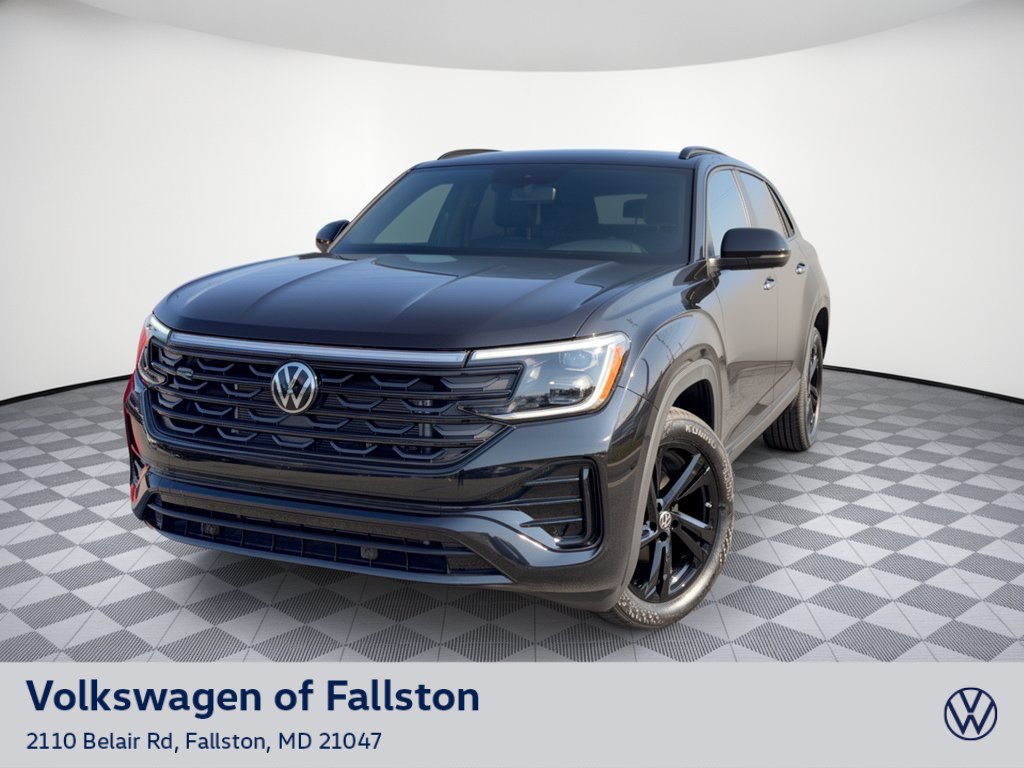 New 2026 Volkswagen Atlas Cross Sport 2.0T SEL R-Line Black SUV
