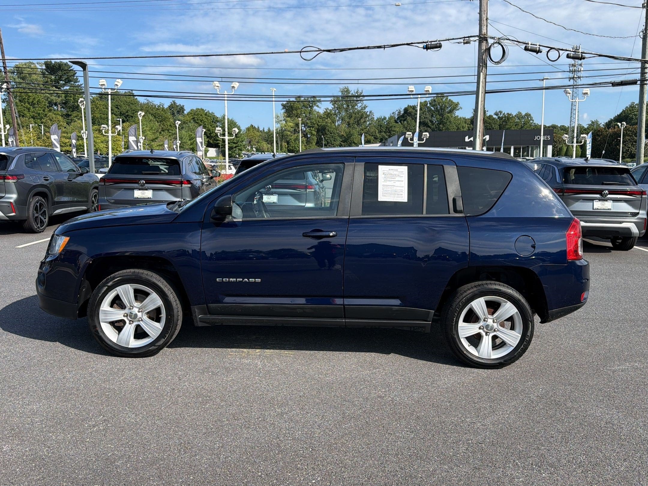 Used 2012 Jeep Compass Latitude with VIN 1C4NJCEBXCD579963 for sale in Fallston, MD