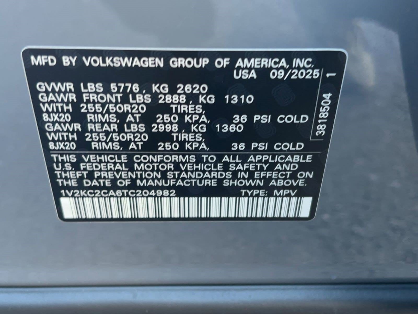 2026 Volkswagen Atlas Cross Sport SE w/Tech - Photo 20