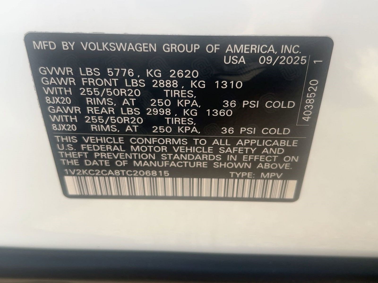 2026 Volkswagen Atlas Cross Sport SE w/Tech - Photo 18