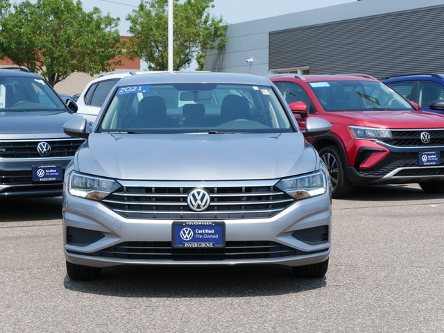 Certified 2021 Volkswagen Jetta S with VIN 3VWC57BU7MM024271 for sale in Inver Grove, Minnesota