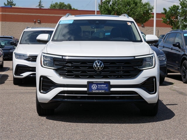 Certified 2024 Volkswagen Atlas SEL Premium R-Line with VIN 1V2FR2CA0RC510407 for sale in Inver Grove, Minnesota