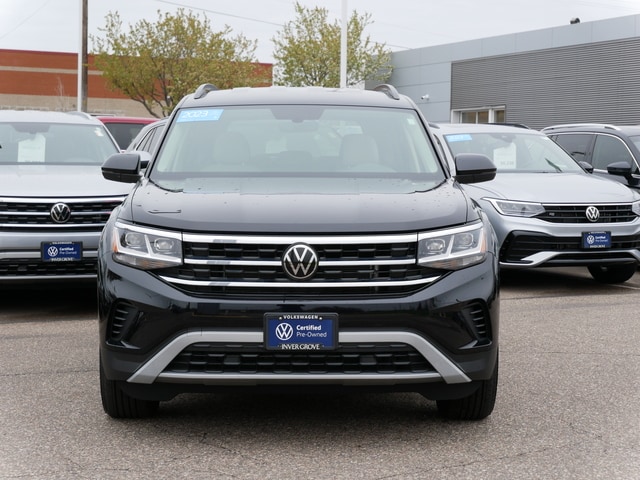 Used 2023 Volkswagen Atlas SE with VIN 1V2LP2CA1PC543650 for sale in Inver Grove, Minnesota