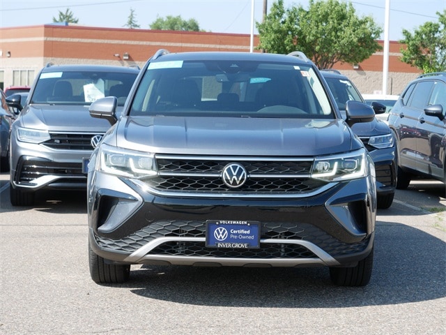 Certified 2022 Volkswagen Taos SEL with VIN 3VV2X7B29NM072607 for sale in Inver Grove Heights, Minnesota