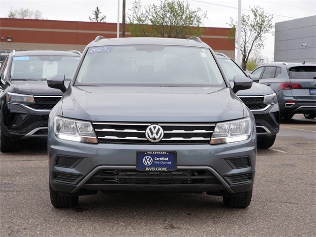 Certified 2021 Volkswagen Tiguan SE with VIN 3VV2B7AX4MM090300 for sale in Inver Grove, Minnesota