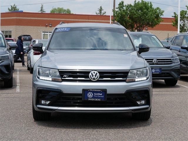 Used 2021 Volkswagen Tiguan SE R-LINE BLACK with VIN 3VV2B7AX3MM145660 for sale in Inver Grove, Minnesota