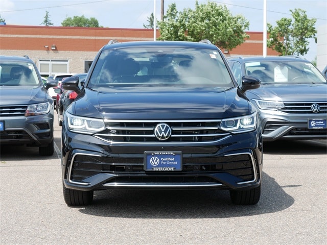 Certified 2022 Volkswagen Tiguan SEL R-LINE with VIN 3VV4B7AX4NM107378 for sale in Inver Grove, Minnesota