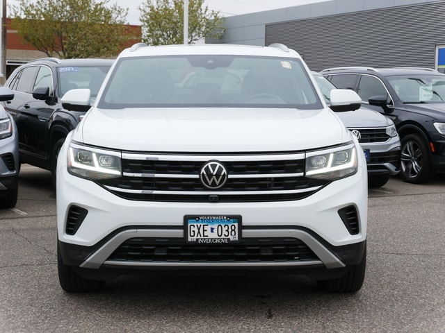 Used 2021 Volkswagen Atlas Cross Sport SEL Premium with VIN 1V2TE2CA7MC233214 for sale in Inver Grove, Minnesota