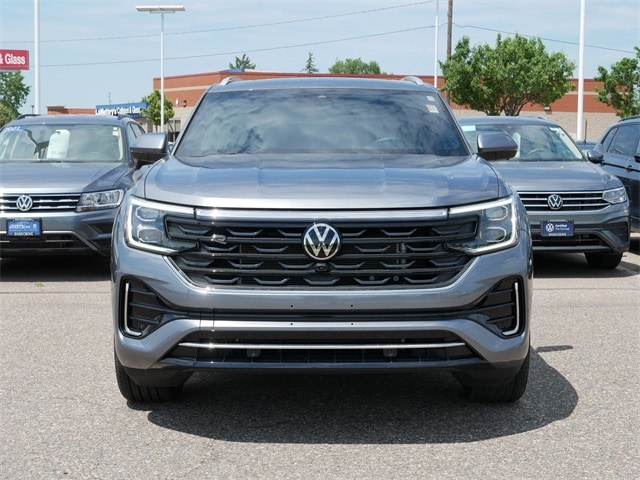 Certified 2024 Volkswagen Atlas Cross Sport SEL Premium R-LINE with VIN 1V2FE2CA2RC212615 for sale in Inver Grove, Minnesota
